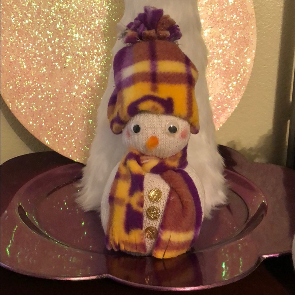 Minnesota Vikings Sock Snowman